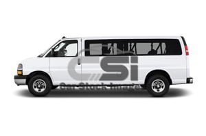 2021 Chevrolet EXPRESS PASSENGER 3500 LS Extended 5 Door Passenger Van Side view