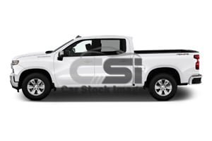 2021 Chevrolet Silverado 1500 Crew Cab LT 5 Doors Trucks Side view
