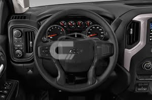2021 Chevrolet Silverado 1500 Double Cab Custom Trail Boss 4 Door Trucks Steering wheel