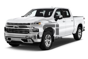 2021 Chevrolet Silverado 1500 LTZ 4 Door Trucks Angular front