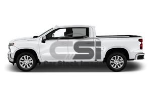 2021 Chevrolet Silverado 1500 LTZ 4 Door Trucks Side view