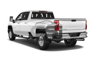 2021 Chevrolet Silverado 3500 LTZ 4 Door Trucks Angular rear