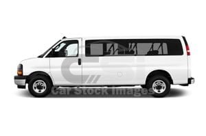 2021 GMC Savana 2500 Passenger Van Side view