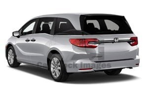 2021 Honda Odyssey LX 5 Door Mini Van Angular rear