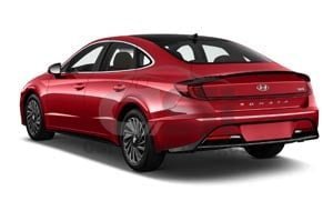 2021 Hyundai Sonata Hybrid Limited 4 Door Sedan Angular rear