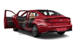 2021 Hyundai Sonata Hybrid Limited 4 Door Sedan Doors