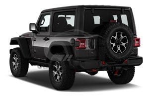 2021 Jeep Wrangler Rubicon 3 Door SUV Angular rear