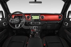 2021 Jeep Wrangler Rubicon 3 Door SUV Dash board