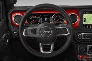 2021 Jeep Wrangler Rubicon 3 Door SUV Steering wheel