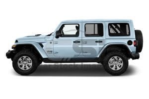 2021 Jeep Wrangler Unlimited Sahara 5 Door SUV Side view