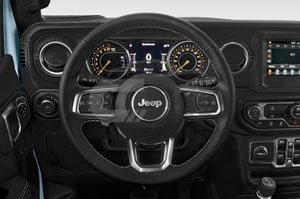 2021 Jeep Wrangler Unlimited Sahara 5 Door SUV Steering wheel