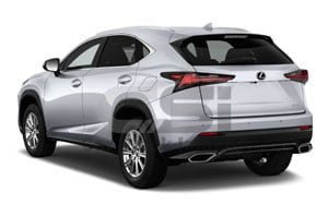 2021 Lexus NX300 4 Door Sedan Angular rear