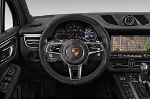 2021 Porsche Macan 4 Door SUV steeringwheel min