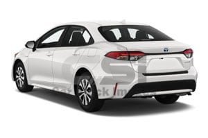 2021 Toyota Corolla Hybrid 4 Door Sedan Angularrear