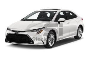2021 Toyota Corolla XLE 4 Door Sedan - autoimagehub.com 2021 Toyota Corolla XLE 4 Door Sedan angularfront min