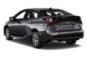 2021 Toyota Prius LE AWD Hybrid 4 Door Hatchback Angularrear