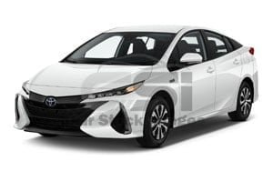 2021 Toyota Prius Prime XLE 4 Door Hatchback Angularfront