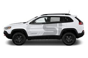 2021 jeep Cheroke Trailhawk 4 Door SUV Side view
