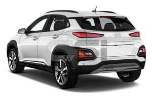 2021 Hyundai Kona Limited 4 Door SUV Angular rear