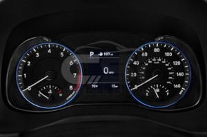 2021 Hyundai Kona Limited 4 Door SUV Instrument cluster