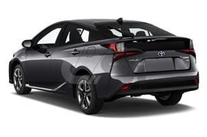 2021 Toyota Prius XLE Hybrid 4 Door Hatchback Angularrear