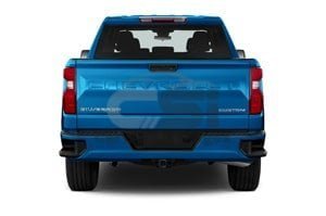 2024 Chevrolet Silverado 1500 Custom Crew 4 Door Trucks Rearview