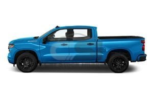 2024 Chevrolet Silverado 1500 Custom Crew 4 Door Trucks Sideview