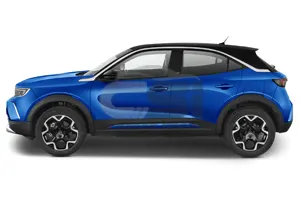 2024 Opel Mokka-E Ultimate 5 Door SUV Sideview - autoimagehub.com 2024 Opel Mokka E Ultimate 5 Door SUV sideview